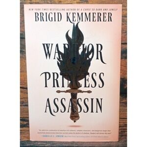Warrior Princess Assassin Brigid Kemmerer First Edition Hardcover Stenciled Edge